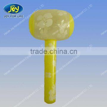 Yellow transparent PVC hummer model for advertising Anne