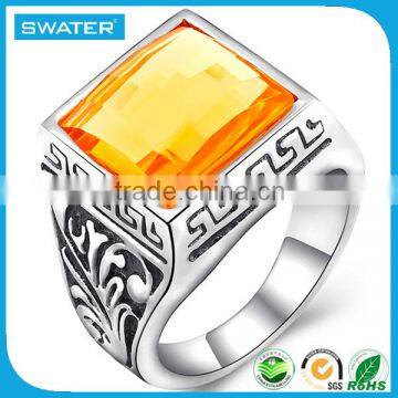 Wholesale Alibaba Antique Silver Topaz Ottoman Rings