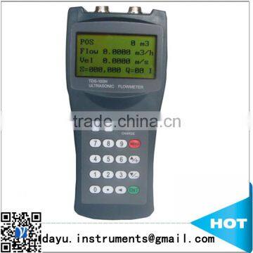 Hand hold portable ultrasonic flowmeter water flow meter