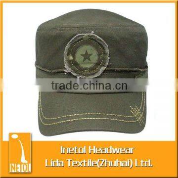 100% cotton with embroidery army hat