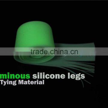 DIY Round Cylinder luminous Silicone legs DIY Fly Tying Material Squid rubber thread