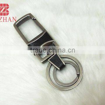 Big size gentleman metal carabiner keychain