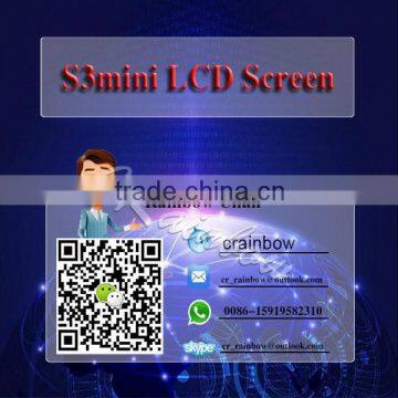 Hot selling lcd s3 mini for samsung i8190 lcd with touch screen
