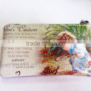 Hot Sale Fashion Wholesale Wallet New Model Custom Artwork Coin Purse