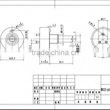 WDJ22 Wirewound Single-turn Precision Conductive Plastic Potentiometer photo-6
