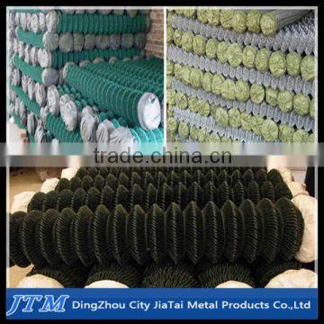 (17years factory)10 gauge galvanized palisade fencing/chain link fence with good quality