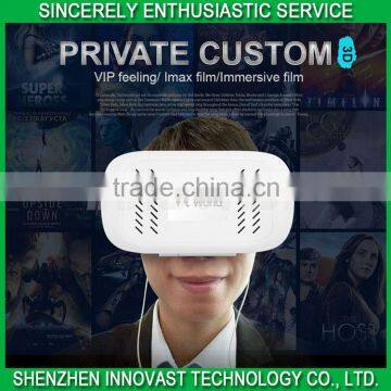 New vr world 2.0 high definition lens 3d glasses whtie