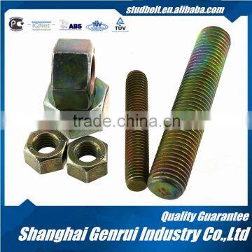 Quenched and Tempered M39 1-3/4 grade 6.8 nickel plating steel threaded rod couplers