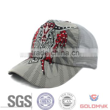 Skull Mesh Cap with Rhinestone