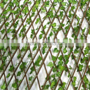 High Quality Wholesale Garden Artificial Leaf Fence photo-2