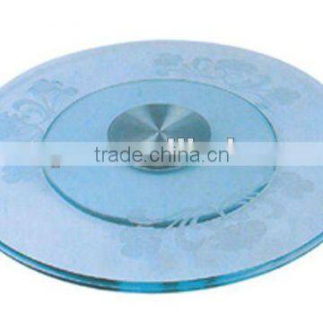 round glass lazy susan