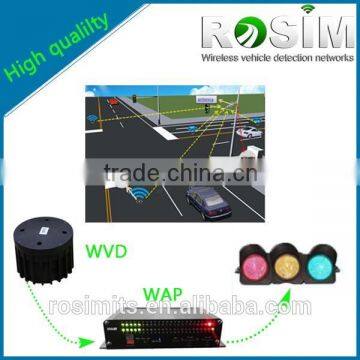 Rosim upgraded traffic detection wireless vehicle detector sensor for traffic road safety guidance system