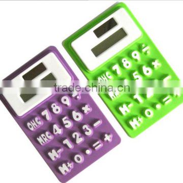 wholesale solar calculator cute calculator Silicone waterproof Calculator, solar calculator