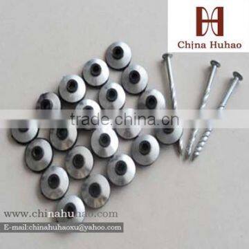 bright zinc plating roofing nails EPDM washer umbrell