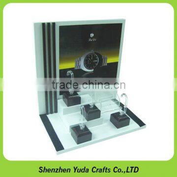 Handmade MDF Wood Stands C Clip Watch Display Mdf Design Acrylic Wood Displays in China photo-3