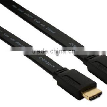 1-Meter In-Wall Flat High Speed HDMI with Ethernet & 3D 1080p Blu-ray HDTV Cable