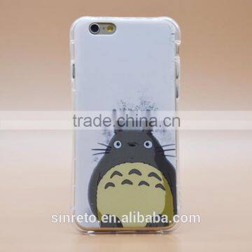 New High Quality Totoro Protective Cell Phone Case For iPhone 6S, TPU metarial airbag design phone case