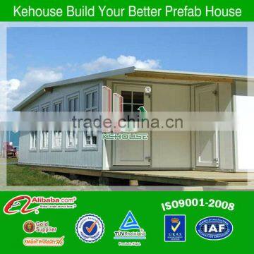 Single fast install light steel modular prefab homes with eps sandwich pane