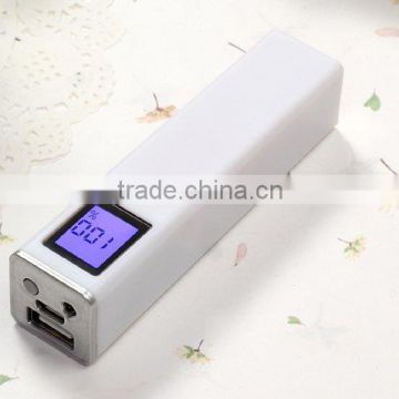 JX-Power banks with LCD display 2200mAh-2600mAh portable charger for Smart phone power bank