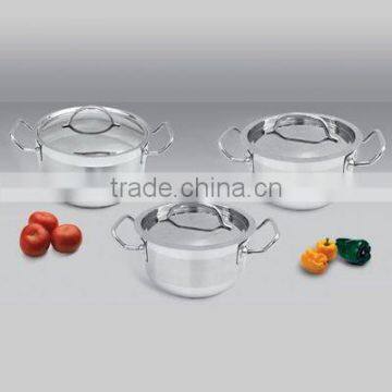 6pcs stainless steel cookware set