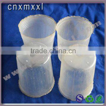 PP Plastic Clear Flower Pots & Round Plastic Flower Pot Rose Flower photo-3