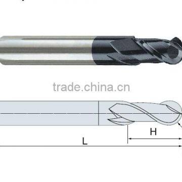 550 Low Price All Coated Economy 2 Flutes Ball Nose And Mills