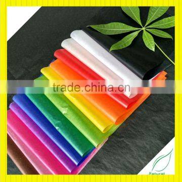 Supply of flower pacakaging colorful glassine paper