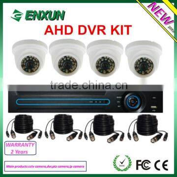 good quality security camera system outdoor h.264 4ch dvr combo cctv camera kit