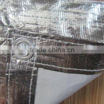 pe tarpaulin coated aluminum foil,light reflective aluminum foil tarpaulin