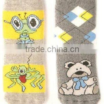 cartoon printing terry fancy baby socks