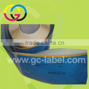 Accept customized plastic tags sticker self-adhesive label stickers