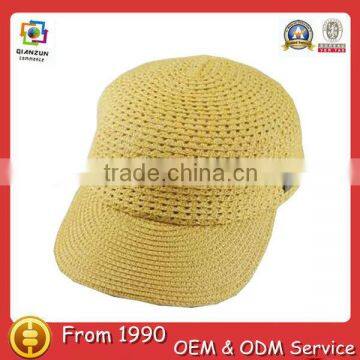 Unique high quality straw baseball cap