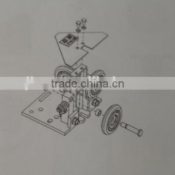 14-KAA24180A elevator guide roller 125mm