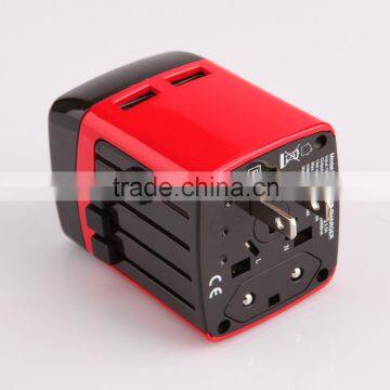 Top Quality CE International Converter 2500mah Travel Adapter With USB photo-3
