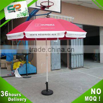 Big size pvc parsol double ribs Stronger Advertising umbrella