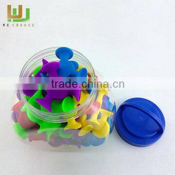 New Design cheap Eco-Friendly puzzle intellectual toy ,rubber building blocks for kid