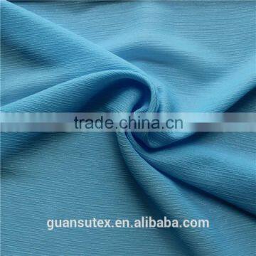 Hot Sale Sea Blue Printed 100% Polyester Bright Yarn French Chiffon Fabrics For Saree/Girl Flower Dress photo-2
