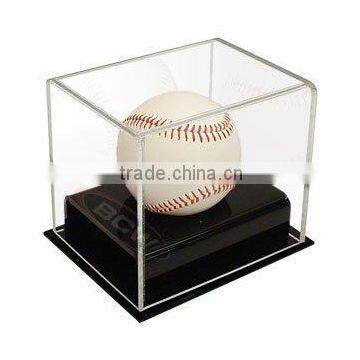 Acrylic Single Baseball Display Case with black base