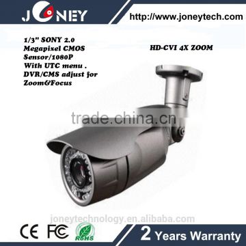 Motorized Zoom Auto Focus Bracket IR Bullet Camera with UTC Menu