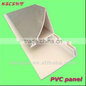 EXCLUSIVE product Combination Pvc panel accessary/laminated top corner Most flexible installation