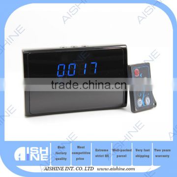 Cheap price HD 1080P Home Desk Clock glasses hidden camera