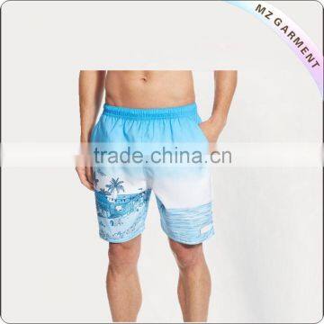 Men's light purple stretch boardshort