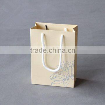 HIGH GLOSS Gold Thick Gift Cardboard Bag Custom Logo Print photo-2