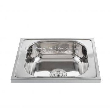 Russian design 50*40 cm rectangular kitchen sink without faucet