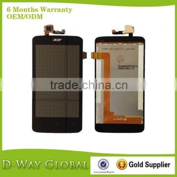 High Quality For Acer Liquid Z140 Z4 Full LCD Display Screen Touch Screen Digitizer Glass Lens Assembly