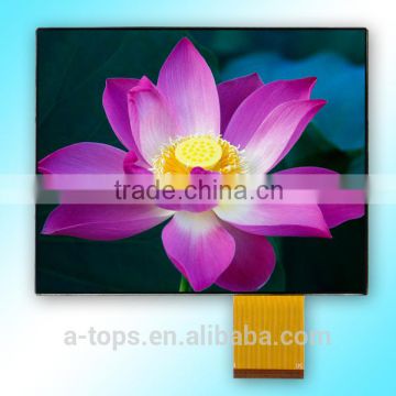 5 inch 640*480 400cd/m2 TFT LCD display with AR+AF film