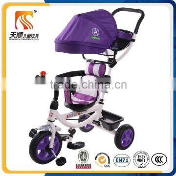 Chinese kids tricycle bike with 360 degree rotating seat hot new model wholesale