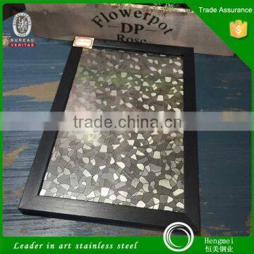 mirror pvd color coating embossed stainless prices for elevator interiors