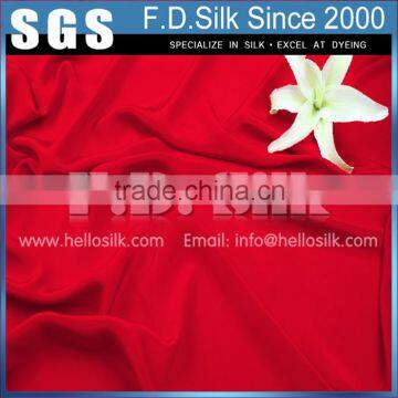 2014 winter hot sale 100 silk crepe de chine fabric