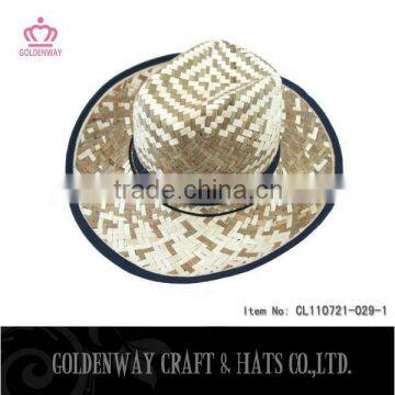 natural straw hat summer wholesale cowboy hats